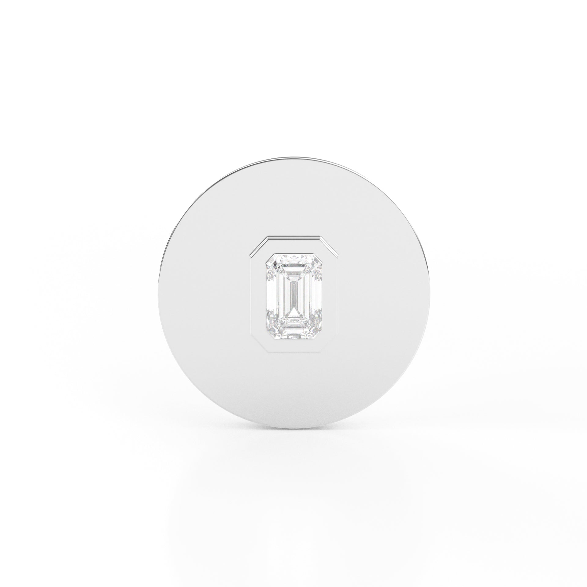 Solitaire Emerald Charm