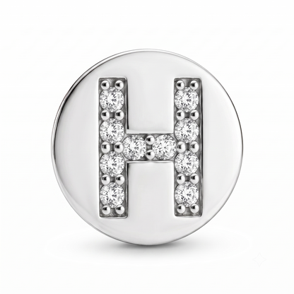Letter H Charm