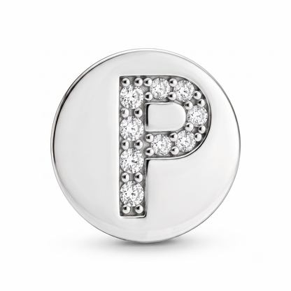 Letter P Charm