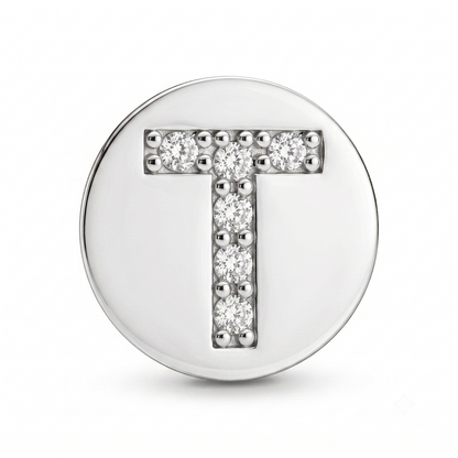 Letter T Charm